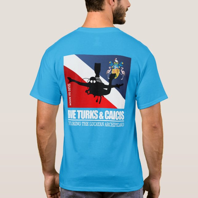 Camiseta Dive Turks e Caicos DF2 (Verso)