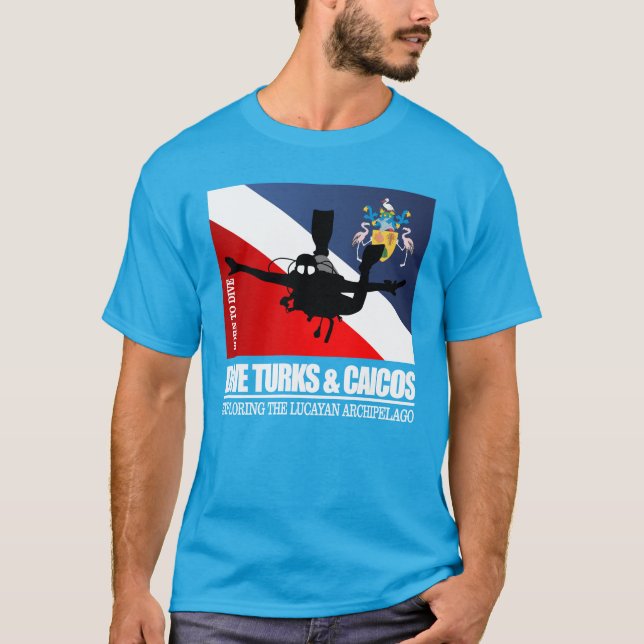 Camiseta Dive Turks e Caicos DF2 (Frente)