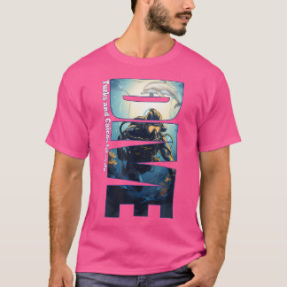 Camiseta Dive Turks E Caicos Scuba Merging Snorkeling