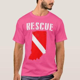 Camiseta Divema de Mergulho do Mergulhador de Indiana Bande