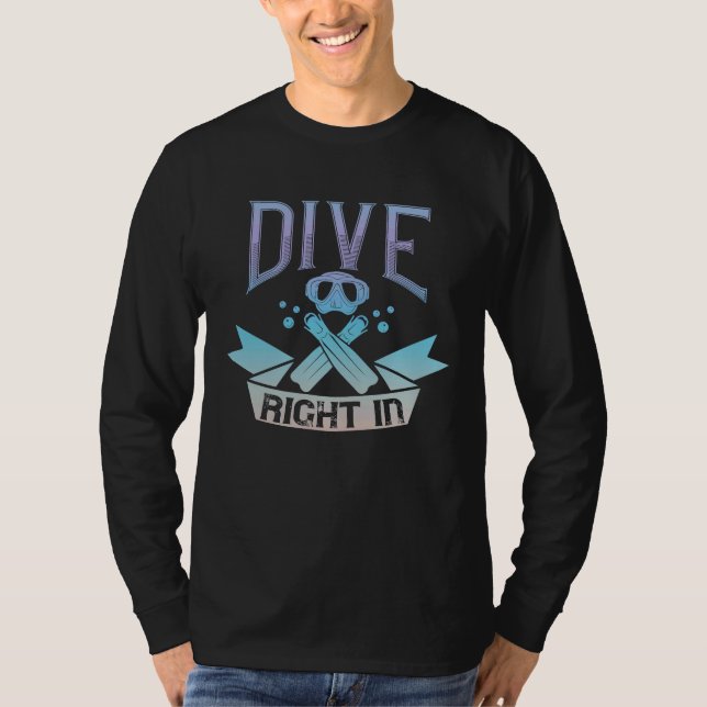 Camiseta Diver saying Scuba saying diving (Frente)
