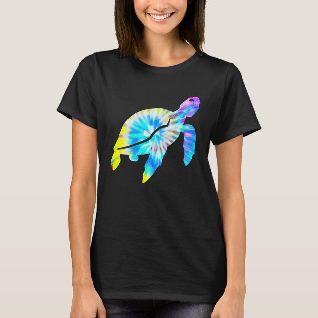 Camiseta Diver Turtle Tie Sea Turtle (Frente)