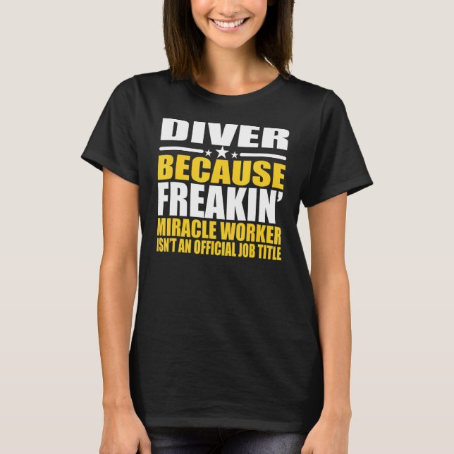 Camiseta Divers Profissionais Para Colega de Trabalho (Frente)