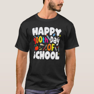 Camiseta Diversão 100º Dia De Aula Costume De Professores 1