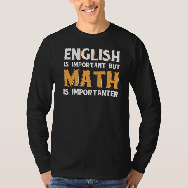 Camiseta Diversão 1 do Nerd de Matemática (Frente)