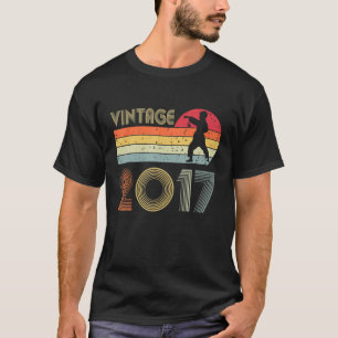 Camiseta Diversão 5 Birthday Karate Taekwondo 5 Anos Vinta