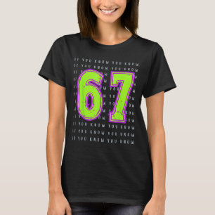 Camiseta Diversão 6 7 6 7 Memória Design
