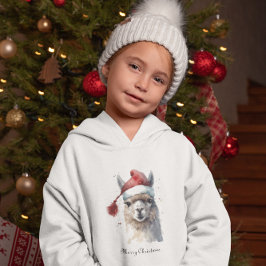 Camiseta Diversão Aconchegante de Natal com Alpaca