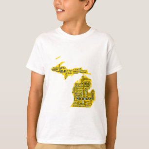 Camiseta Diversão Amarelo e Marinho do Estado Azul das cida