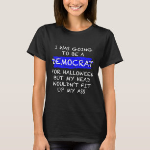 Camiseta Diversão Anti-Liberal do Figurino do Dia das Bruxa