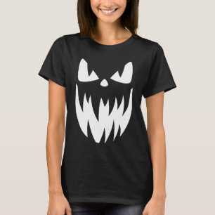 Camiseta Diversão Assustadora Pumpkin Jack O Lanterna Face