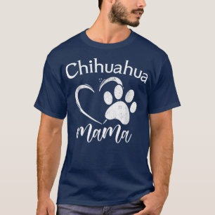 Camiseta Diversão Chihuahua Mama Pet Lover Roupa Dog Chichi