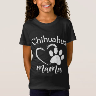 Camiseta Diversão Chihuahua Mama Pet Lover Roupa Dog Chichi