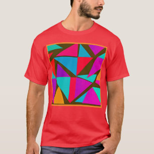 Camiseta Diversão Colorida de Padrão
