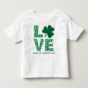 Camiseta Diversão Com Amor, Rua de Criança Shamrock. Dia de