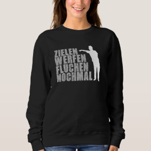 Camiseta Diversão com dardo apontar lançar jurar novamente