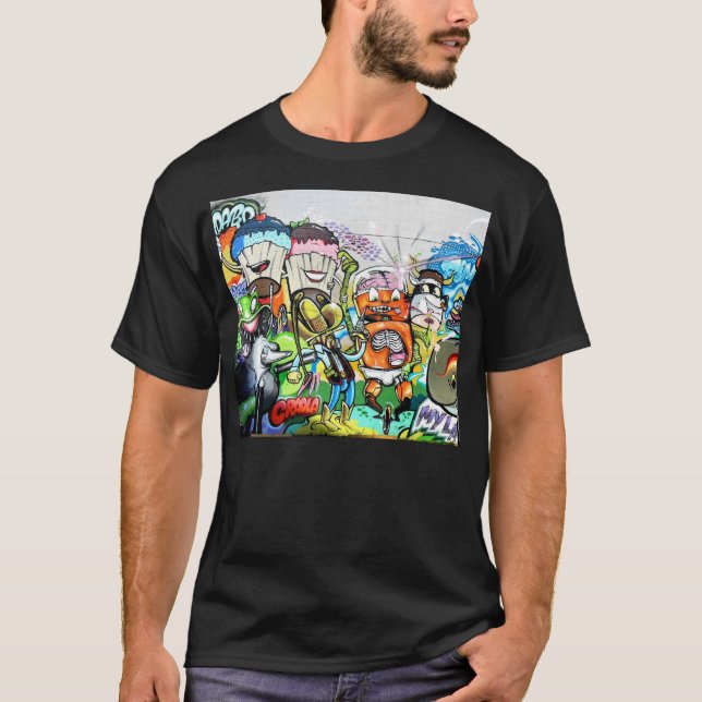 Camiseta Diversão com Grafite (Frente)