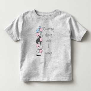 Camiseta Diversão Contando Ovelhas Até Eu Dormir Citaçã
