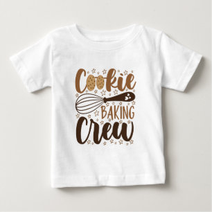 Camiseta Diversão Cookie Baking Crew Design