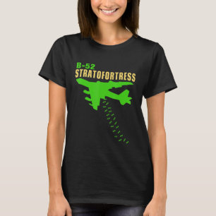 Camiseta Diversão da Aviação Militar Americana B- 52 Strato
