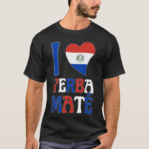 Camiseta Diversão da bandeira paraguaia eu adoro o YERBA MA