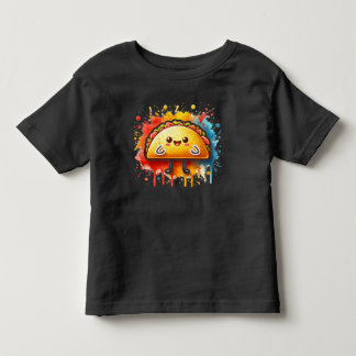 Camiseta Diversão da Criança do Kawaii Taco Kid