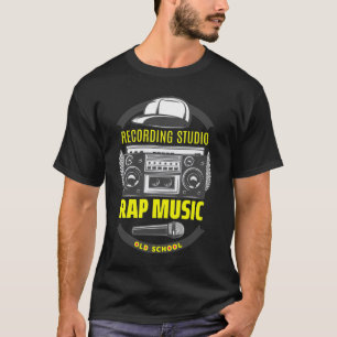 Camiseta diversão da escola antiga HIP HOP