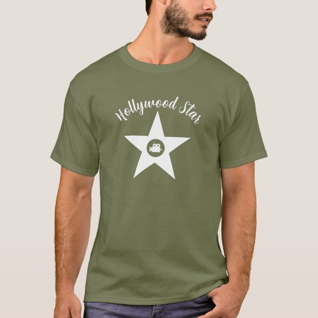 Camiseta Diversão da Estrela de Hollywood (Frente)