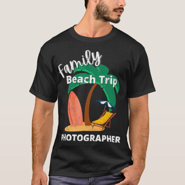 Camiseta Diversão da família Beach Road Trip Legal FOTOGRAP (Frente)