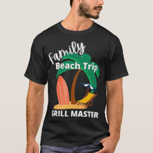 Camiseta Diversão da Família Beach Road Trip Legal GRILL 