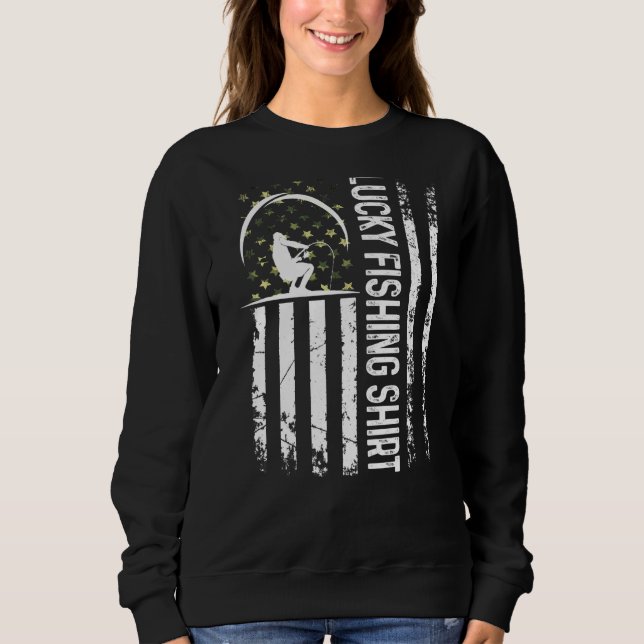 Camiseta Diversão Da Pesca Sortuda (Frente)
