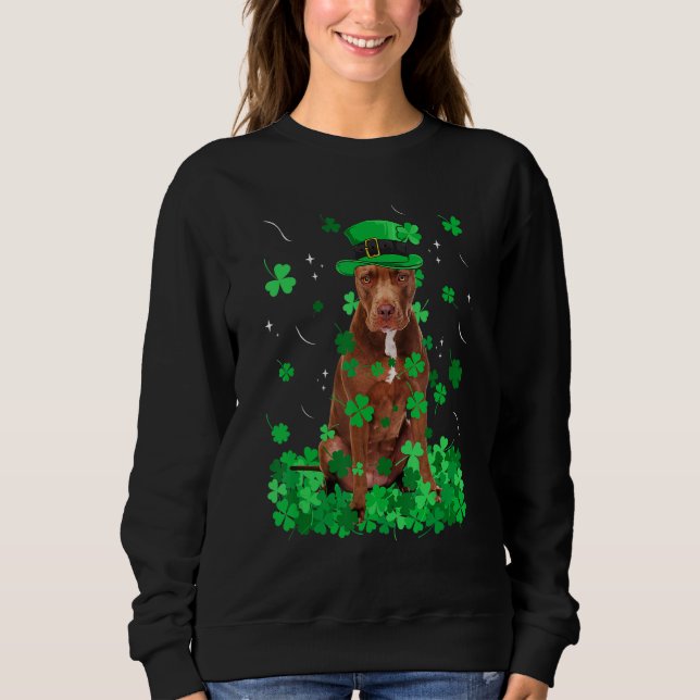 Camiseta Diversão Da Rua De Cachorro Patrick S Day Irish Sh (Frente)