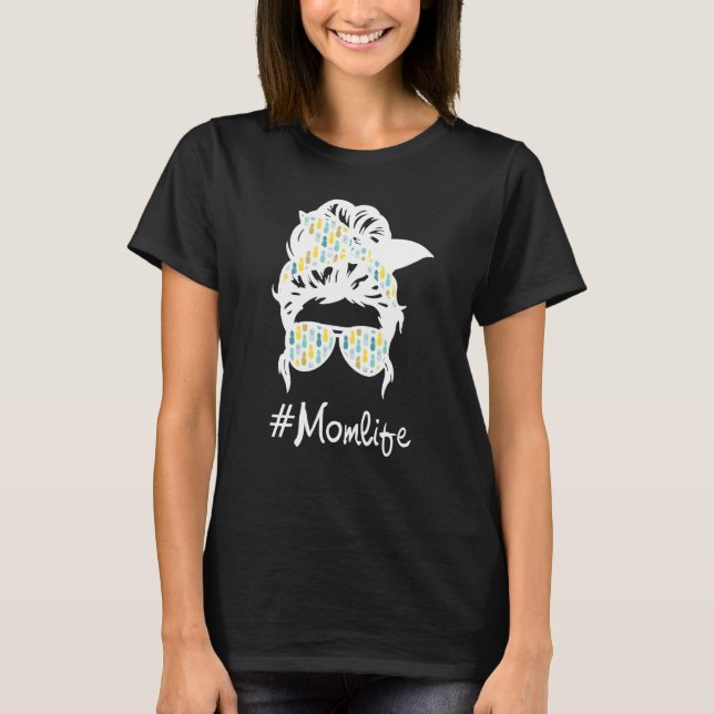 Camiseta Diversão Da Vida Da Mãe Com As Telas De Pineapple  (Frente)