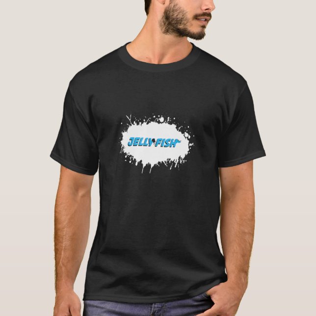 Camiseta Diversão de Animais de Água-viva (Frente)
