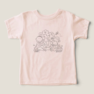 Camiseta Diversão de Bebê no Verão Design de Piquenique