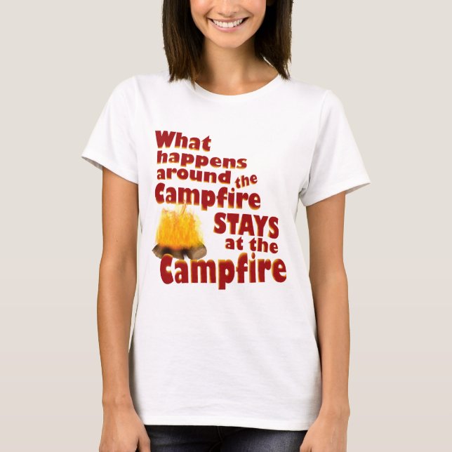 Camiseta Diversão de Campfire (Frente)
