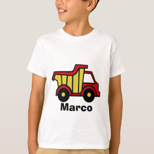 Camiseta Diversão de Construção/ Despejo de Caminhão