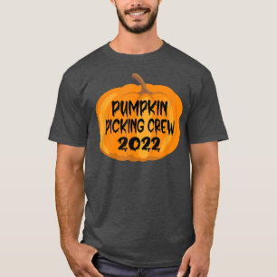Camiseta Diversão de Halloween 2022 da Pumpkin Picking Crew