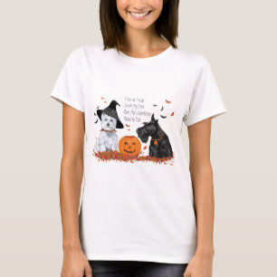 Camiseta Diversão de Halloween para Scottie e Westie