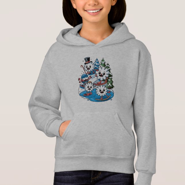 Camiseta Diversão de inverno (Frente)