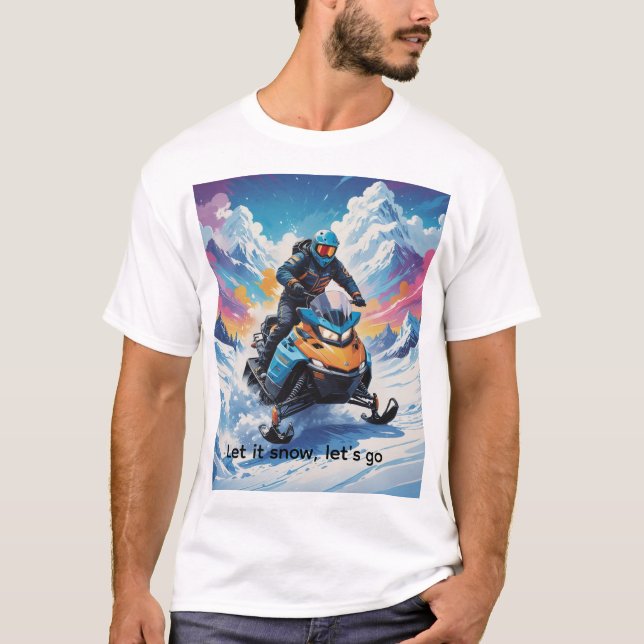 Camiseta Diversão de inverno (Frente)