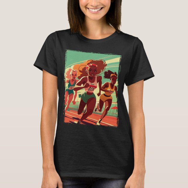 Camiseta Diversão de Longa Distância entre o País e a Mulhe (Frente)
