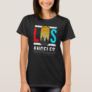 Camiseta Diversão De Los Angeles Colorida California Tee Ci