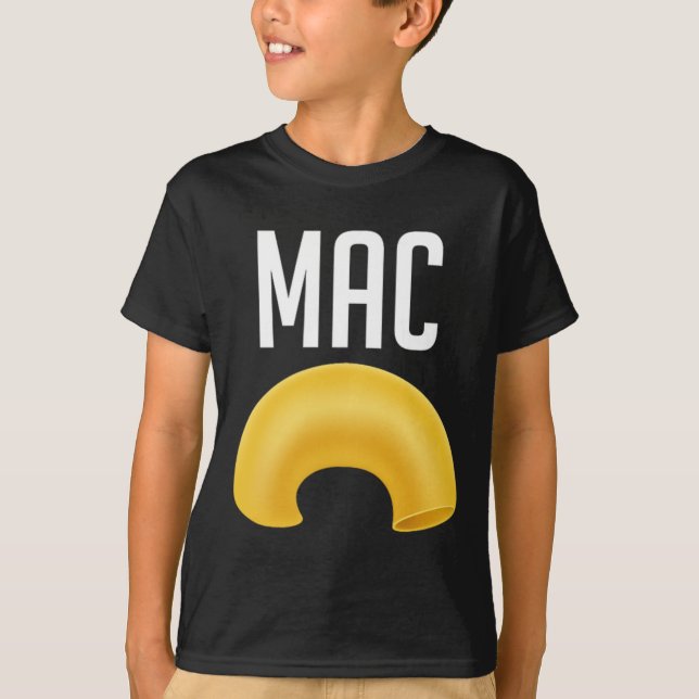 Camiseta Diversão De Macaroni E Figurino De Halloween De Qu (Frente)