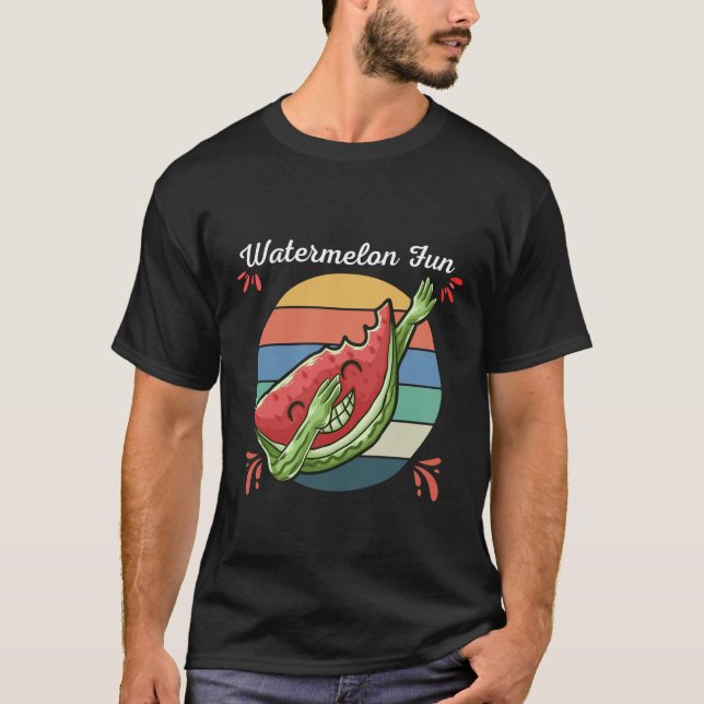 Camiseta Diversão de melancia (Frente)