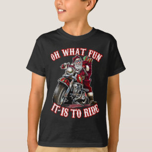 Camiseta Diversão de motocicletas Vovô Papais noeis Cavalei