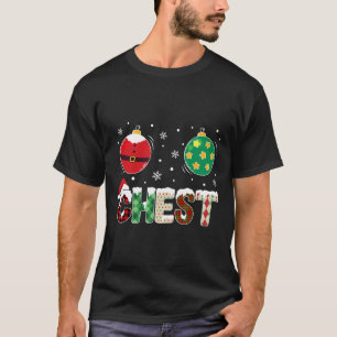 Camiseta Diversão de Natal Casal Correspondente Família Cas
