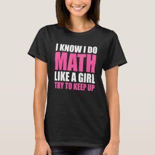 Camiseta Diversão de Nerd de Matemática