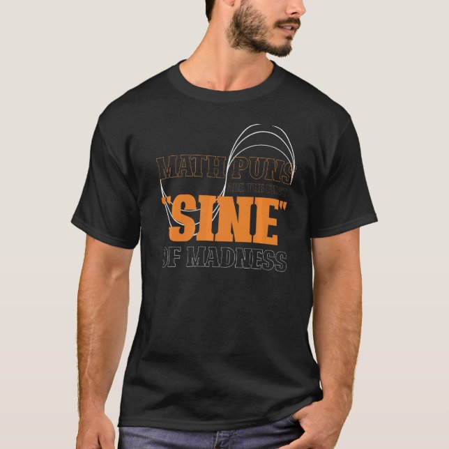 Camiseta Diversão de Nerd de Matemática (Frente)