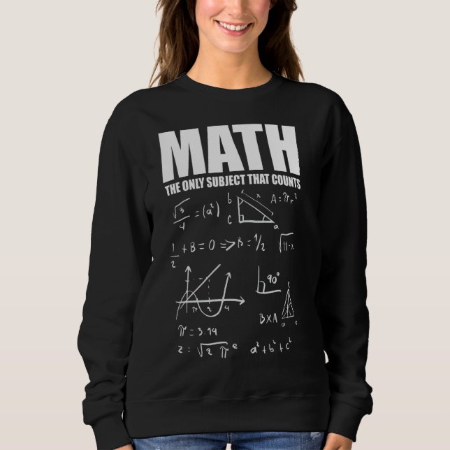 Camiseta Diversão de Nerd de Matemática 2 (Frente)